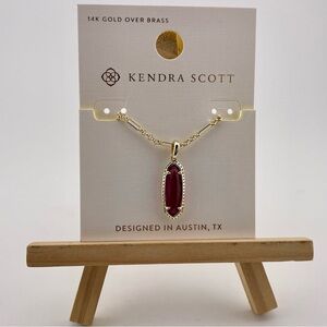 Kendra Scott Gold and Red Necklace